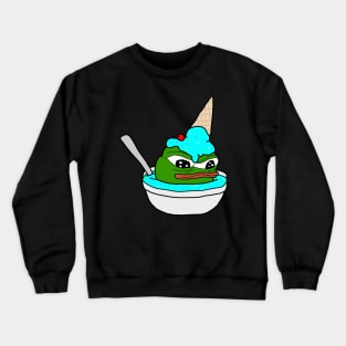 Ice Cream Sundae Pepe Crewneck Sweatshirt